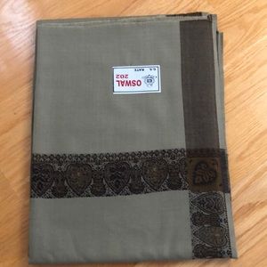 Extra large wool blend shawl